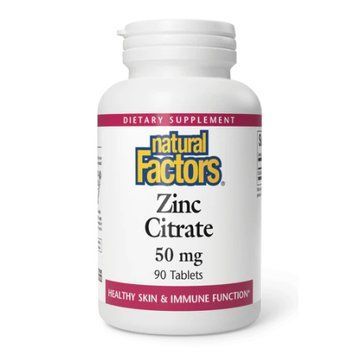 Цинк Цитрат 50 мг Natural Factors Zinc Citrate 50mg 90 таблеток