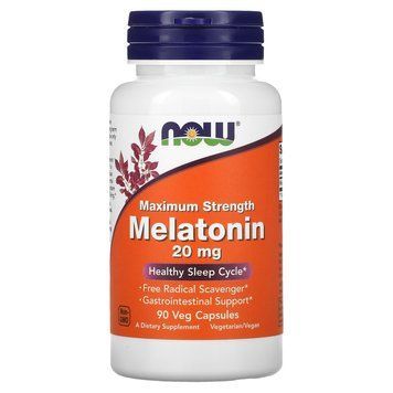 Металонін Now Foods Melatonin 20mg 90 вег. капсул