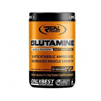 Глютамин Real Pharm Glutamine 900 mg 300 капсул