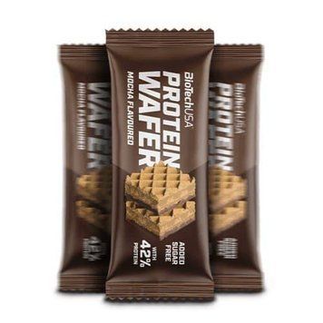 Протеїнова вафля BioTech Protein Wafer 35 г кави