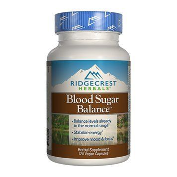 Комплекс для Нормалізації цукру в Крові Blood Sugar Balance, RidgeCrest Herbals, 120 гелевих капсул