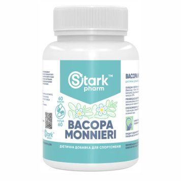 Екстракт бакопи монье Stark Pharm Bacopa Monnieri 500mg 60 капсул