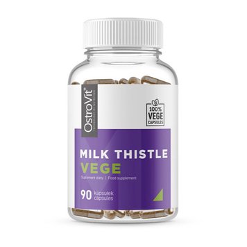 Экстракт молочного чертополоха OstroVit Milk Thistle Vege 90 капсул