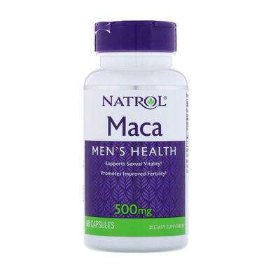 Мака экстракт корня Natrol Maca 500 mg 60 капс