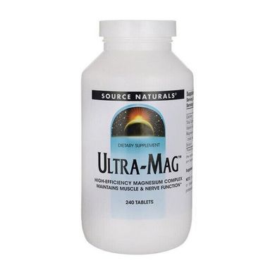 Магний Source Naturals Ultra-Mag 240 таблеток