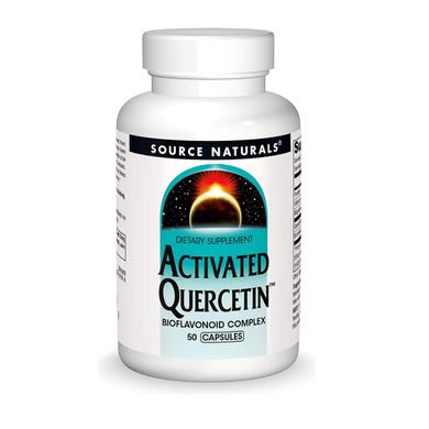 Кверцетин Активований, Activated Quercetin, Source Naturals, 50 капсул