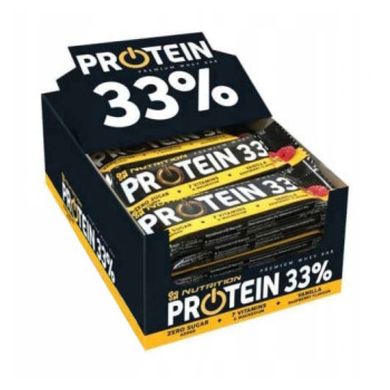 Протеїнові батончики GoOn Nutrition Protein 33% Bar 25x50 г Vanilla-Rapsberry