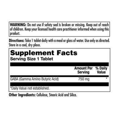 Гамк KAL Gaba 750mg 90 таблеток