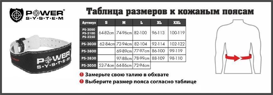 Пояс для важкої атлетики Power System Beast PS-3830 Black/Brown M